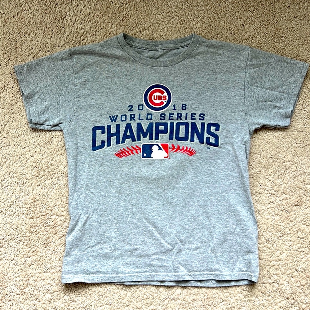 Kids Cubs 2016 World Series Tshirt.